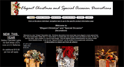 Desktop Screenshot of elegantchristmasdecorations.com